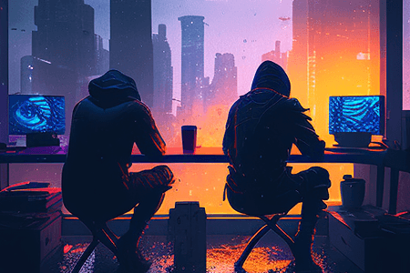dusk skyline